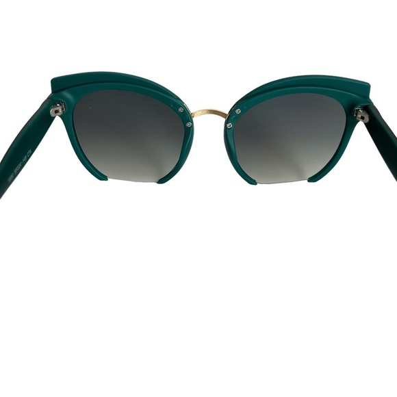 SUN GLASSES SUNGLASSES Green Black Plastic Frame Oversized Shades Beach Summer - Picture 10 of 14